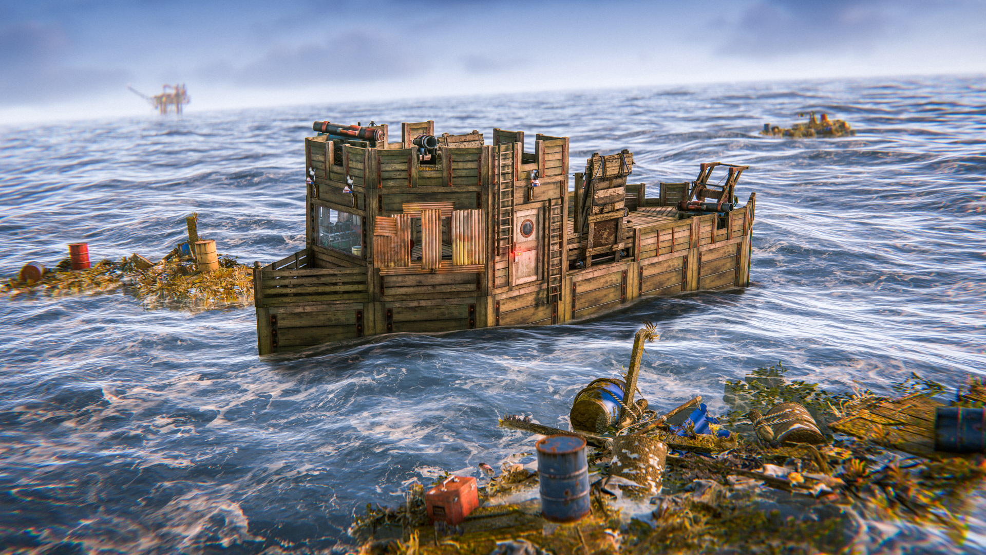 Rust Shipshape: электрика на лодках, Deep Sea и улучшения морского геймплея